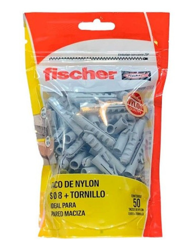 Doypack Taco DUO8 + Tornillos 5x45 - 50 unid. - Fischer